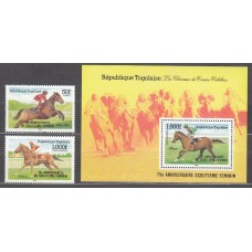 Togo - Correo Yvert 1188+Aereo 579+ Hoja 243 ** Mnh Scultismo Femenino