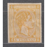Puerto Rico Telegrafos 1876 Edifil 12s  * Mh  sin dentar