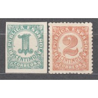 España II República 1933 Edifil 677/8 ** Mnh