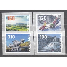 Austria Correo 2025 ** Mnh Autoadhesivos 4 valores
