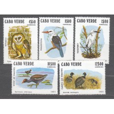 Cabo Verde - Correo Yvert 450B/450F ** Mnh Fauna - Aves