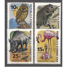 Dominicana - Correo 1984 Yvert 933/36 ** Mnh Fauna - Aves Rapaces