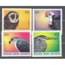 Papua y Nueva Guinea - Correo Yvert 790/93 ** Mnh Fauna - Aves