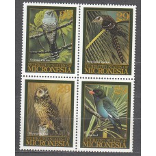 Micronesia - Correo 1994 Yvert 322/25 ** Mnh Fauna -Aves