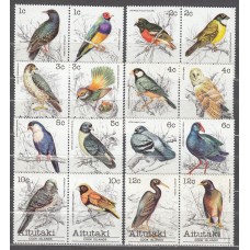 Aitutaki Correo Yvert 277/92 ** Mnh Fauna - Aves