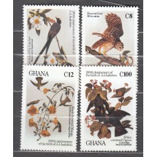 Ghana - Correo 1985 Yvert 886/89 ** Mnh Fauna - Aves