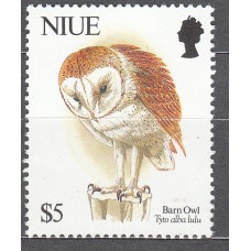Niue - Correo Yvert 583 ** Mnh Fauna - Aves Rapaces - Buho