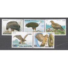 Corea del Norte - Correo 1992 Yvert 2265/69 ** Mnh Fauna - Aves