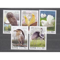 Corea del Norte - Correo 2003 Yvert 3261/65 ** Mnh Fauna - Aves