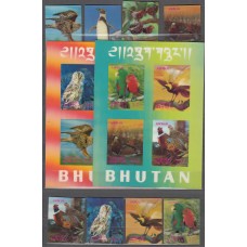Bhutan - Correo Yvert 235/38+Av,54/57+Hoja 24/25 ** Mnh Fauna 