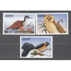 Liberia - Correo 1996 Yvert 1361/63 ** Mnh Fauna - Aves