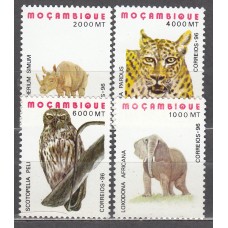 Mozambique - Correo Yvert 1311/14 ** Mnh Fauna
