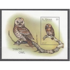 San Vicente-Grenadines - Hojas Yvert 366 ** Mnh Aves Rapaces - Buho