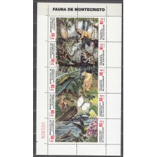 Salvador - Correo 1995 Yvert 1260/69 ** Mnh Fauna