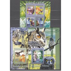 Guinea Republique - Correo Yvert 3399/3404+Hoja 835/36 ** Mnh Boy Scouts - Fauna - Buhos