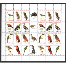 Surinam - Correo 2005 Yvert 1785/1794 ** Mnh En Hoja de 2 series Fauna - Aves