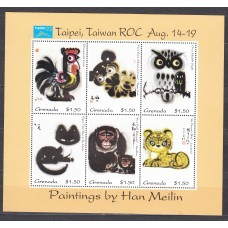 Grenada - Correo 1993 Yvert 2296/2301 ** Mnh Fauna