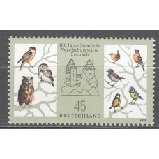 Alemania Federal Correo 2008 Yvert 2485 ** Mnh Fauna - Aves