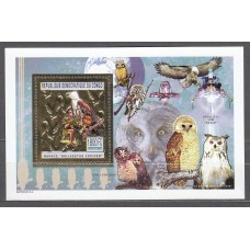 Republica Democratica del Congo Hoja Yvert 70H ** Mnh Fauna - Aves