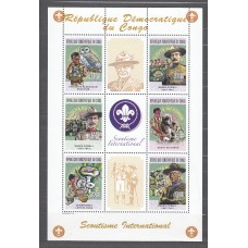 Republica Democratica del Congo Correo Yvert 1622/27 ** Mnh Fauna - Setas - Boy Scouts