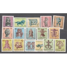 Costa Rica Aereo 1964 Yvert 370/385 ** Mnh 