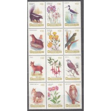 Chile - Correo 1985 Yvert 684/95 ** Mnh Fauna - Flora