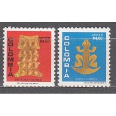 Colombia - Aereo 1979 Yvert 635/36 ** Mnh Fauna