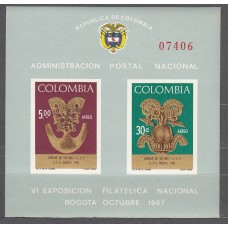 Colombia - Hojas Yvert 28 ** Mnh Exposición Filatelica