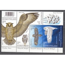 Finlandia - Hojas Yvert 19 ** Mnh Fauna - Aves Rapaces - Buho