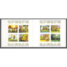 Estonia - Correo 2001 Yvert 390/97 Carnet  ** Mnh Fauna - Aves