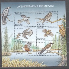 Angola Correo Yvert 1385/90 ** Mnh Fauna - Aves Rapaces - Buhos