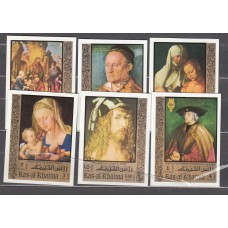 Arabia Sud Este (Ras Al Khaima) - Correo Yvert 76+87 sin dentar ** Mnh Pinturas