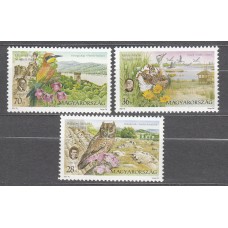 Hungria - Correo 2001 Yvert 3777/79 ** Mnh Fauna - Aves