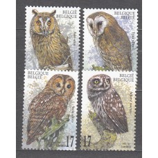 Belgica - Correo 1999 Yvert 2805/8 ** Mnh Fauna - Aves Rapaces - Buhos