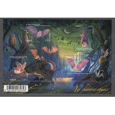 Francia - Correo 2013 Yvert 4739 Hoja ** Mnh Fauna - Murcielagos