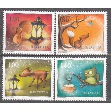 Suiza - Correo 2013 Yvert 2242/45 ** Mnh Fauna