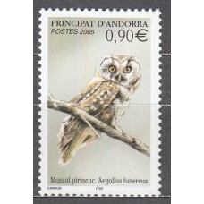Andorra Francesa Correo 2005 Yvert 607 ** Mnh Fauna - Ave Rapaz - Buho