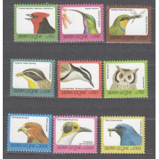 Sierra Leona - Correo Yvert 2940/48 ** Mnh Fauna - Aves