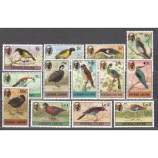 Sierra Leona - Correo Yvert 519/31 ** Mnh Fauna - Aves