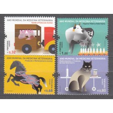 Portugal Correo 2011 Yvert 3637/40 ** Mnh Veterinaria - Fauna