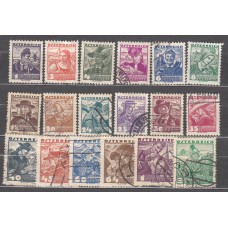 Austria - Correo 1934 Yvert 441/58 usado