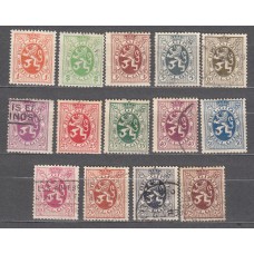 Belgica - Correo 1929 Yvert 276/288A usado