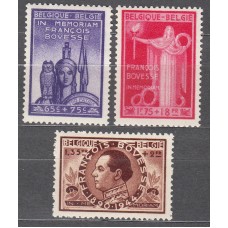 Belgica - Correo 1946 Yvert 734/36 ** Mnh 
