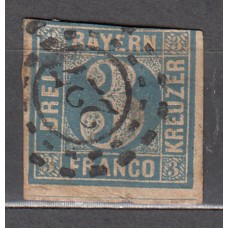 Estados Alemanes - Baviera Yvert 2 usado