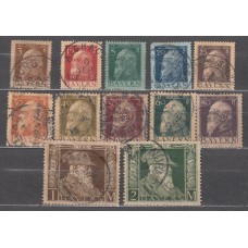 Estados Alemanes - Baviera Yvert 76/87 usado