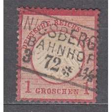 Alemania Imperio Correo 1872 Yvert 4 usado