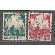 Alemania Imperio Correo 1936 Yvert 580/81 usado