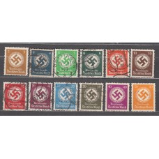 Alemania Imperio Servicio 93/104 usado