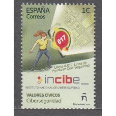 España II Centenario Correo 2025 ** Mnh Ciberseguridad