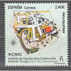 España II Centenario Correo 2025 ** Mnh Inst Ciencias construc E Torroja